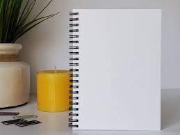 White Spiral Notebook